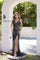 Prom Dresses Long Sequin Evening Formal Prom Slit Dress Black Silver