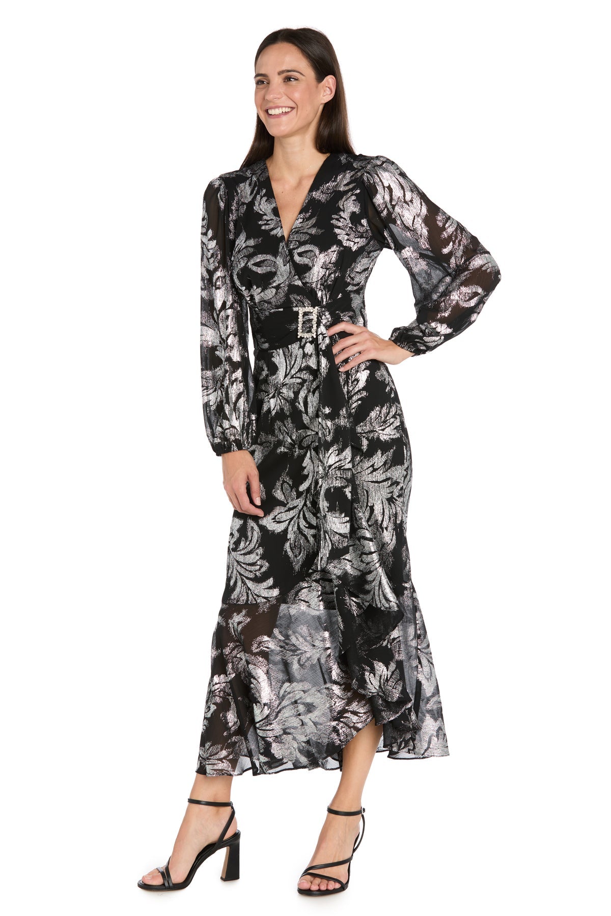 Cocktail Dresses Print Short Cocktail Dress Black/Silver