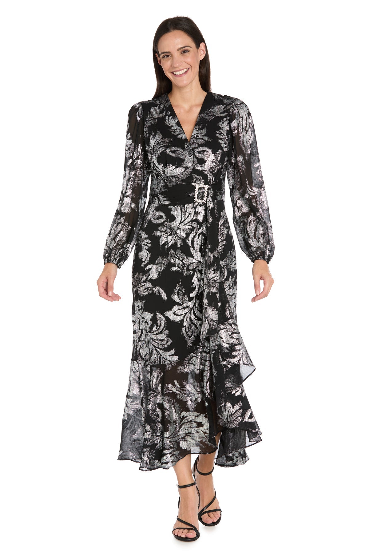 Cocktail Dresses Print Short Cocktail Dress Black/Silver