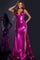 Prom Dresses Long V Neck Gown Formal Prom Dress Fuchsia