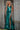 Prom Dresses Long High Slit Metallic Gown Prom Dress Teal