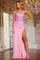 Prom Dresses Sequin Long Detail Formal Prom Dress  Pink