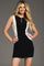 Cocktail Dresses Short Fitted Two Tone Homecoming Cocktail Dress Black/White