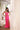 Prom Dresses Fitted Sequin Long Formal Prom Evening Dress Neon Pink
