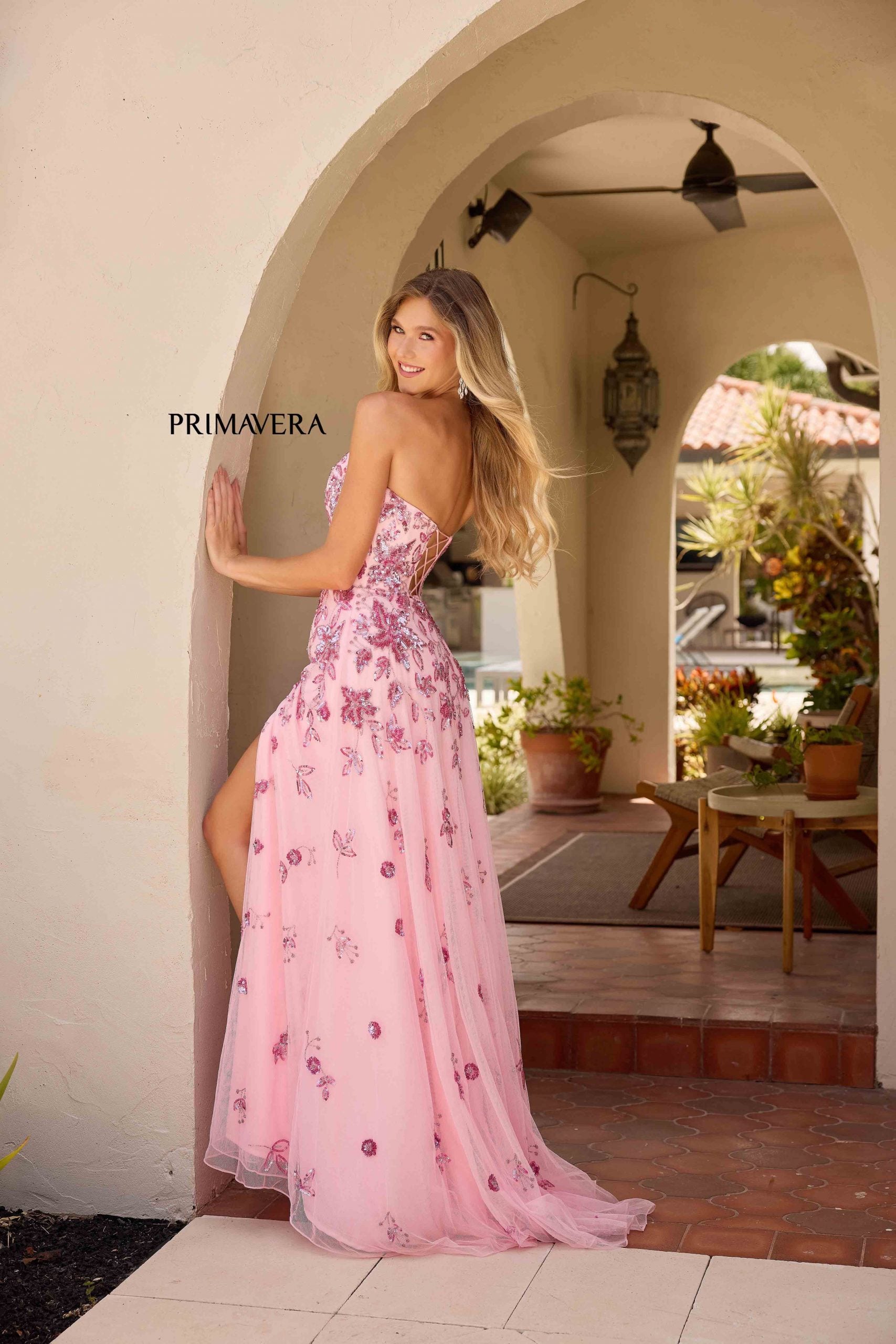Primavera Couture 4361 Formal Long A Line Prom Evening Dress