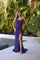 Prom Dresses Beaded Long Formal Prom Dress Purple