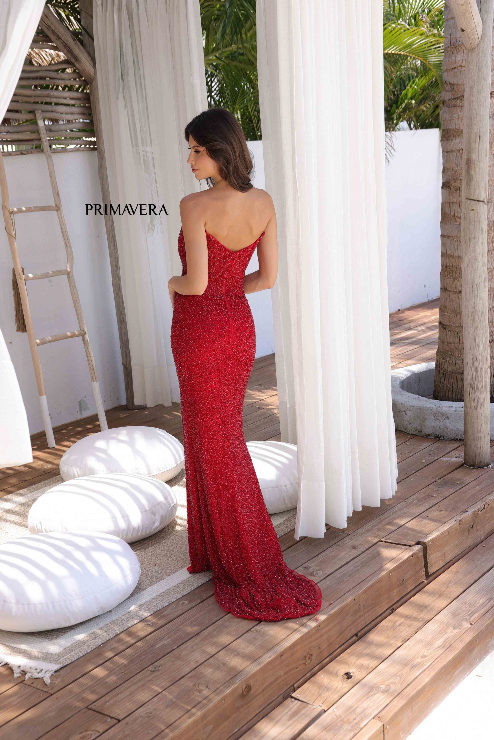 Primavera Couture 4364 Beaded Long Formal Prom Dress