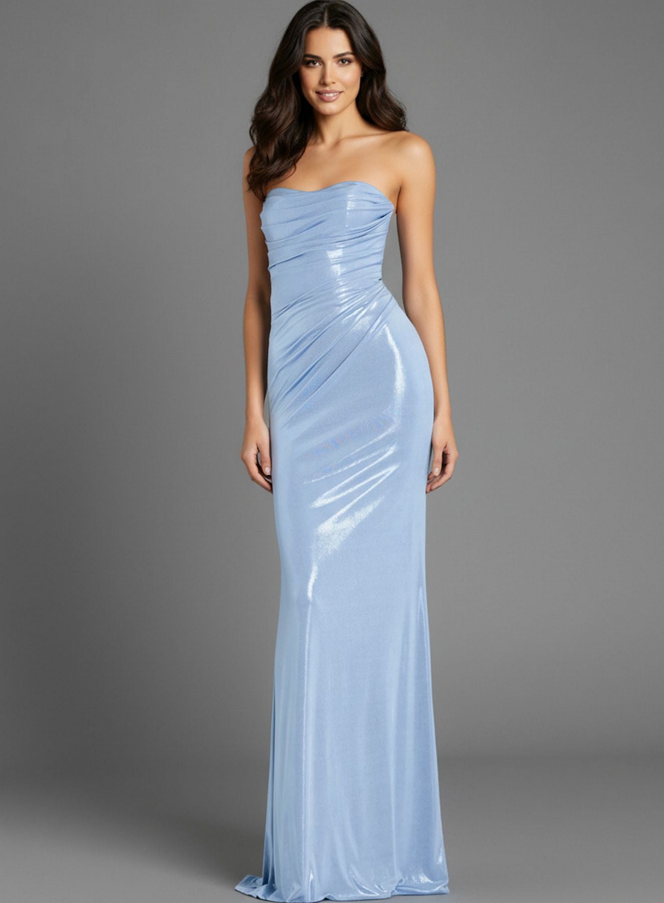 Prom Dresses Formal Long Fitted Prom Dress Blue