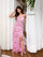 Prom Dresses A Line Long Sequin Formal Prom Ruffle Dress Pink