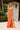 Prom Dresses Fitted Long Slit Formal Prom Sequin Dress Orange