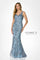 Formal Dresses Mermaid Long Formal Lace Evening Dress Wedgwood