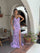 Prom Dresses Prom Floral Long Fitted Sequin Evening Dress Lilac