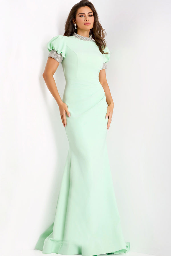 Long Formal Mermaid Evening Mother of the Bride Dress Jovani 43772