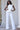 Pant Suit Long Chic High Neck Formal Pant Suit Ivory
