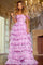 Prom Dresses Long Ball Gown Formal Ruffle Prom Dress Lilac