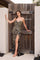 Prom Dresses Sequin Prom Long Formal Evening Dress Black Gold