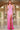 Prom Dresses Beaded Long Formal Fitted Halter Prom Dress Neon Pink