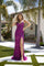 Prom Dresses Prom Fitted Long Formal Sequin Dress Grape