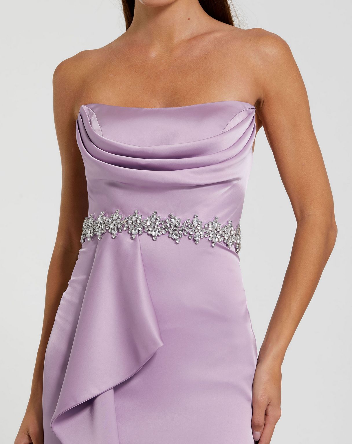Mac Duggal 44133 Long Formal Slit Fitted Prom Dress