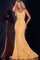 Prom Dresses Long Formal Mermaid Glitter Prom Dress  Champagne