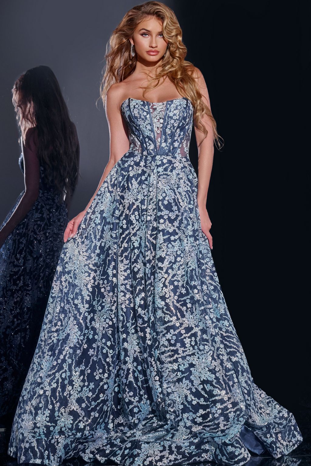 Prom Dresses Long Ball Gown Formal Prom Dress Navy