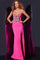 Prom Dresses Long Formal Strapless Gown Prom Dress Hot-Pink