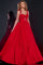 Prom Dresses Ball Gown Long Formal Floral Prom Dress Red