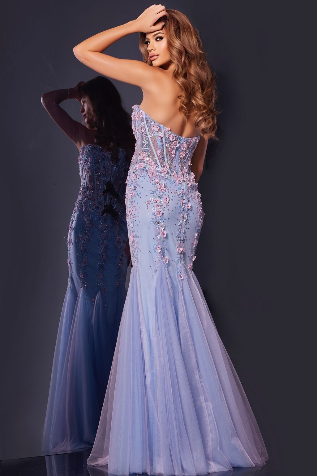 Jovani 44211 Long Mermaid Formal Prom Dress