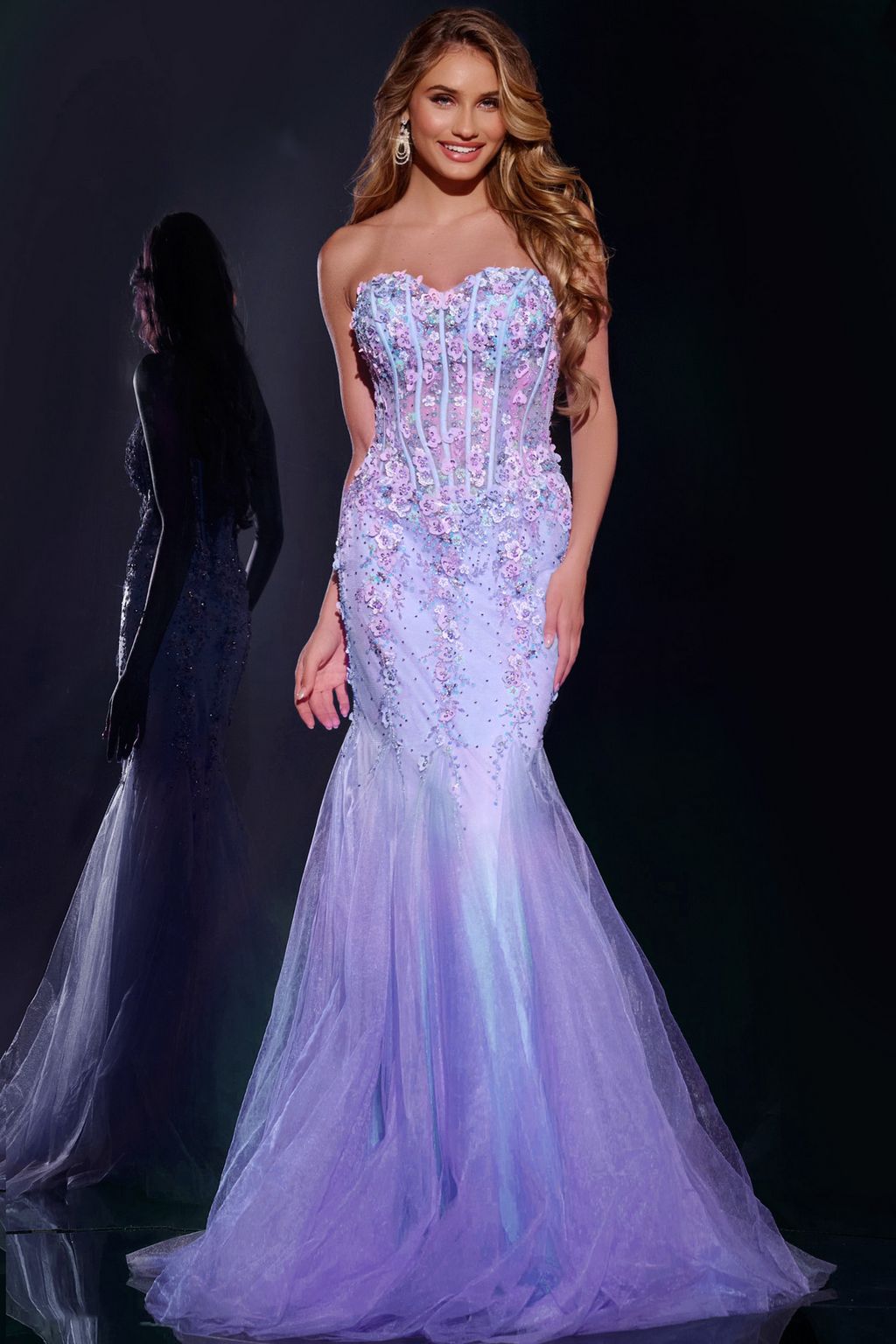Prom Dresses Long Mermaid Formal Prom Dress Multi