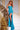 Prom Dresses Beaded Long Slit Gown Formal Prom Dress Turquoise