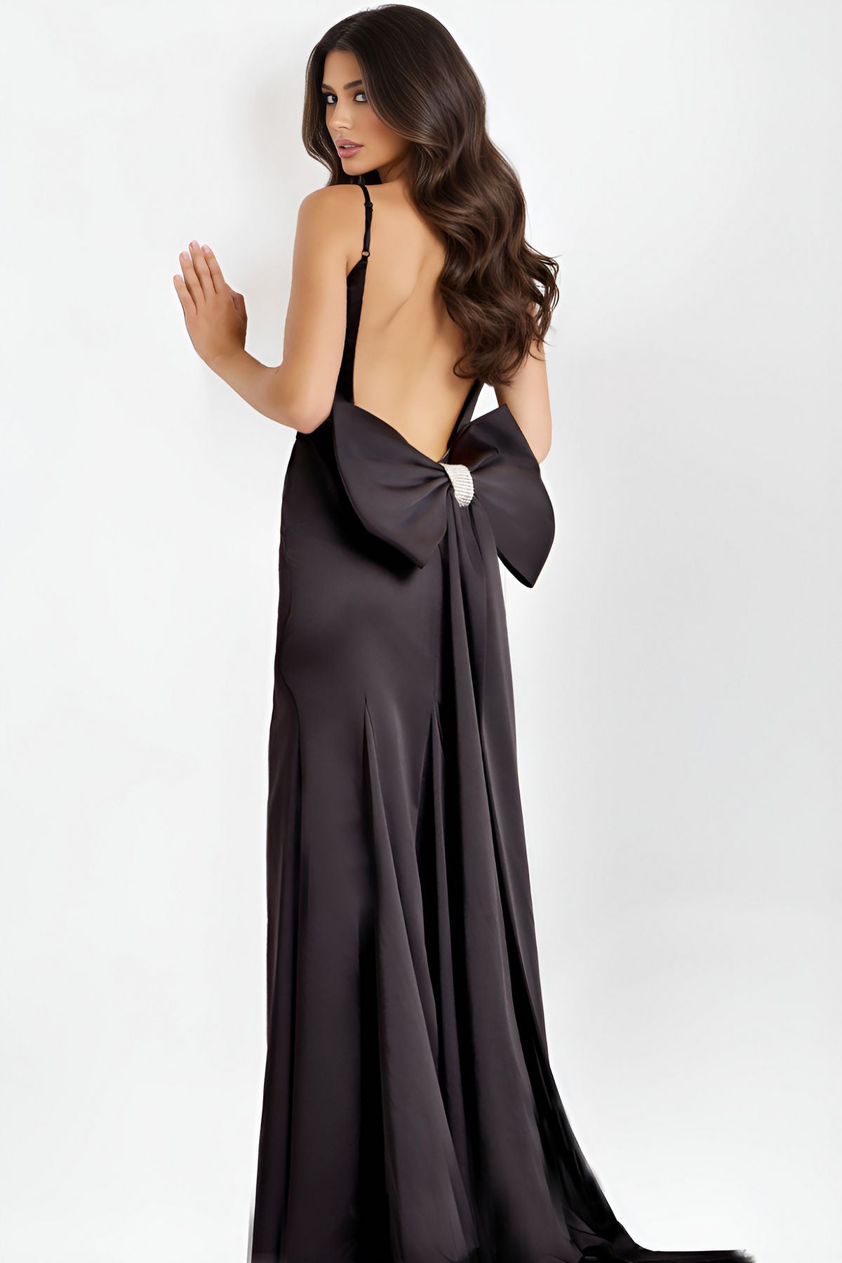 Prom Dresses Long Formal Corset Fitted Prom Dress Black