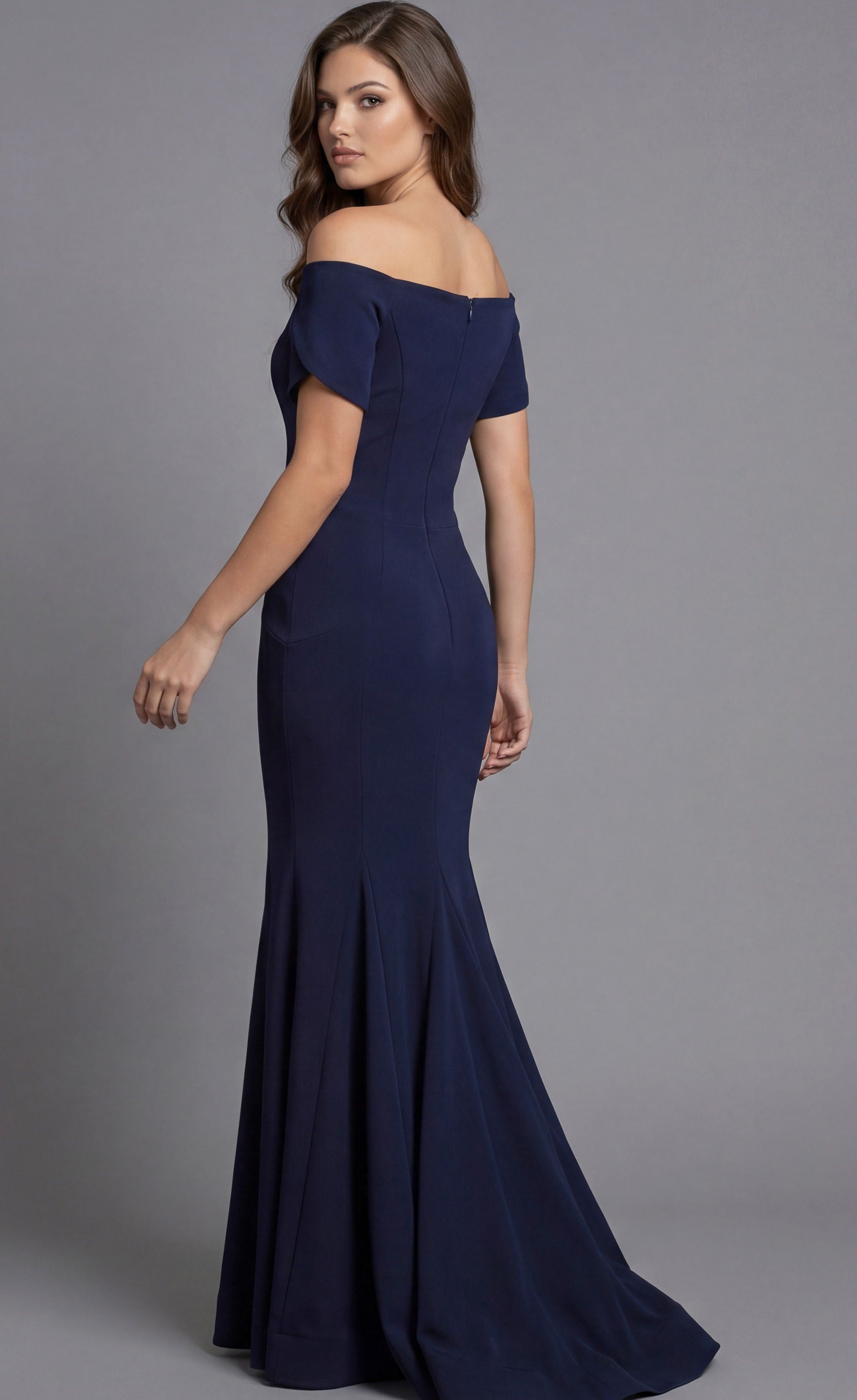 Prom Dresses Formal Mermaid Long Evening Prom Dress Jovani 44729 Navy