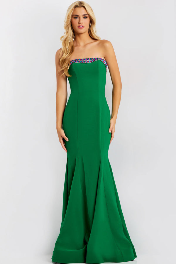 Formal Mermaid Evening Long Prom Dress Jovani 44895