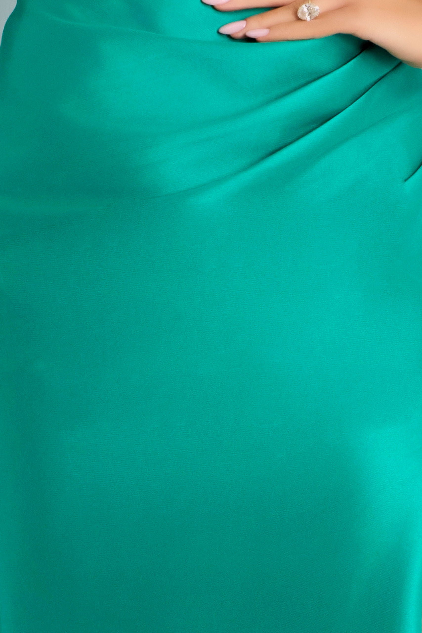 Formal Dresses Long Formal Prom Mermaid Slit Dress Jovani 45214 Emerald