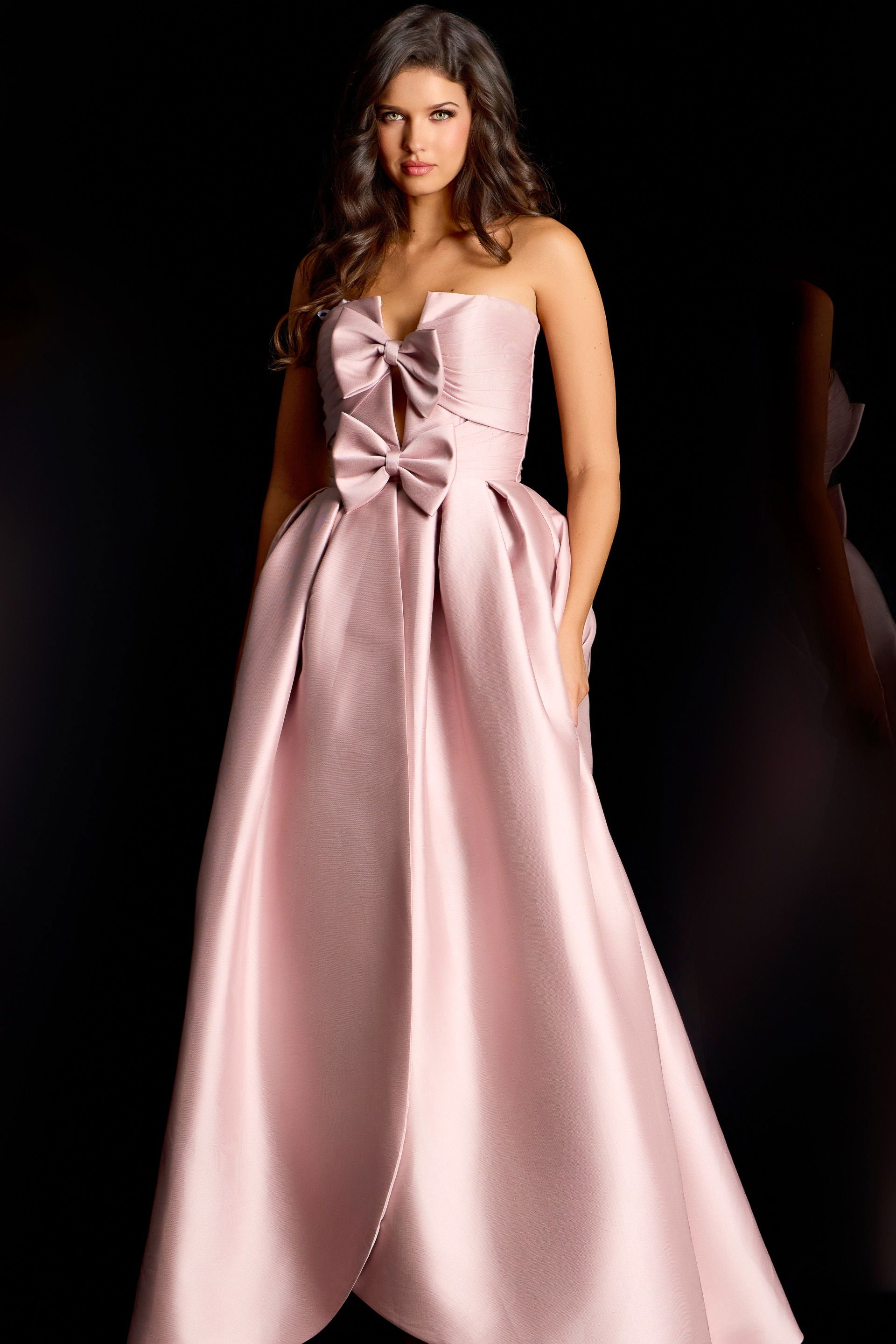 Prom Dresses Long Formal Ball Gown Prom Dress Jovani 45672 Blush