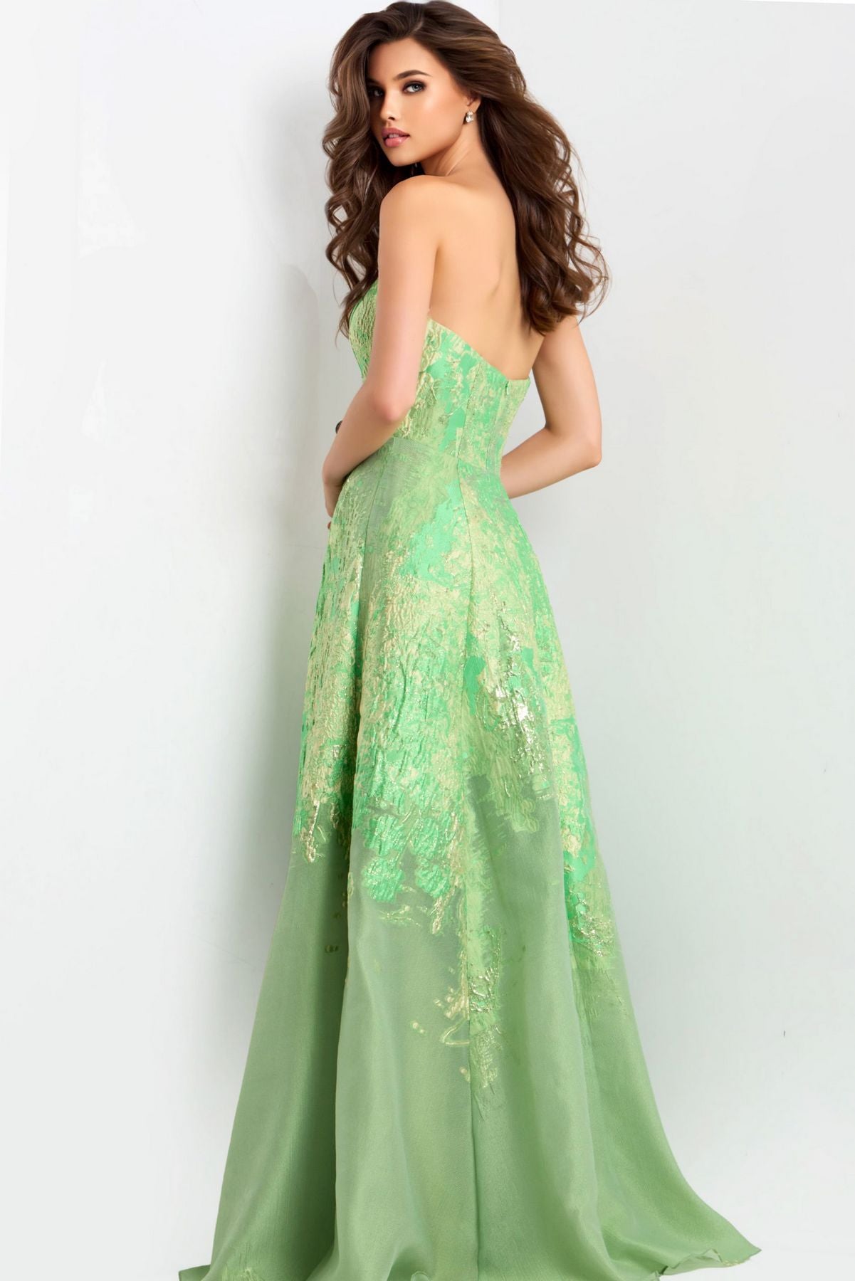 Prom Dresses A Line Long Formal Prom Dress Light Green
