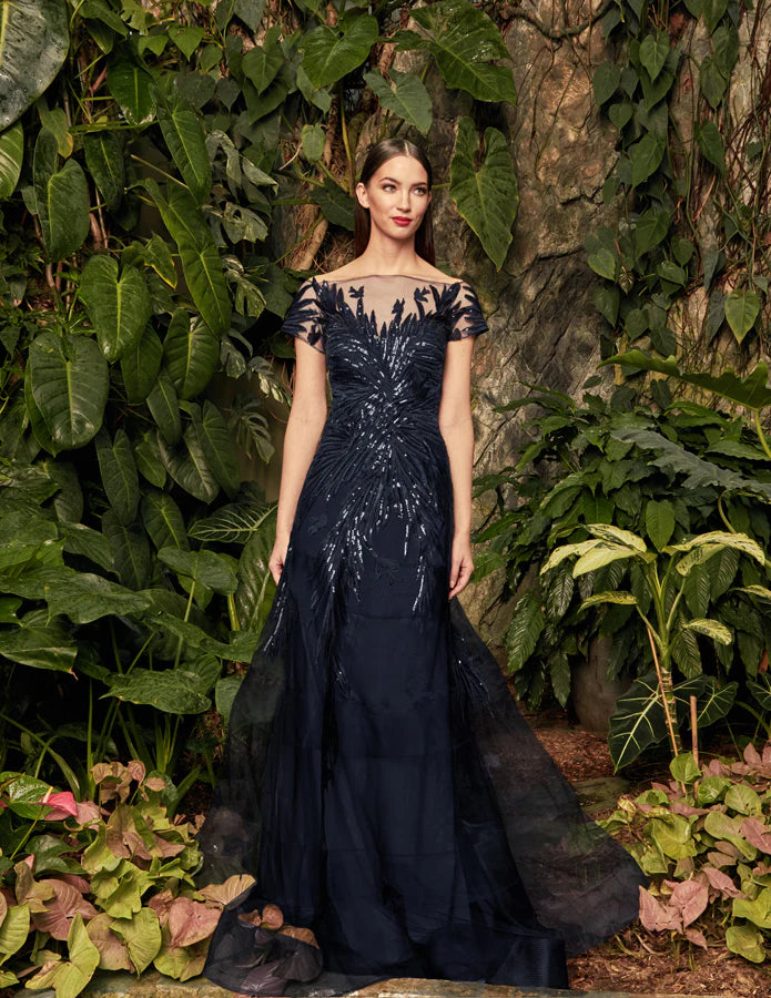 Alexander by Daymor 961 Long Formal Mother of the Bride Sequin Dress