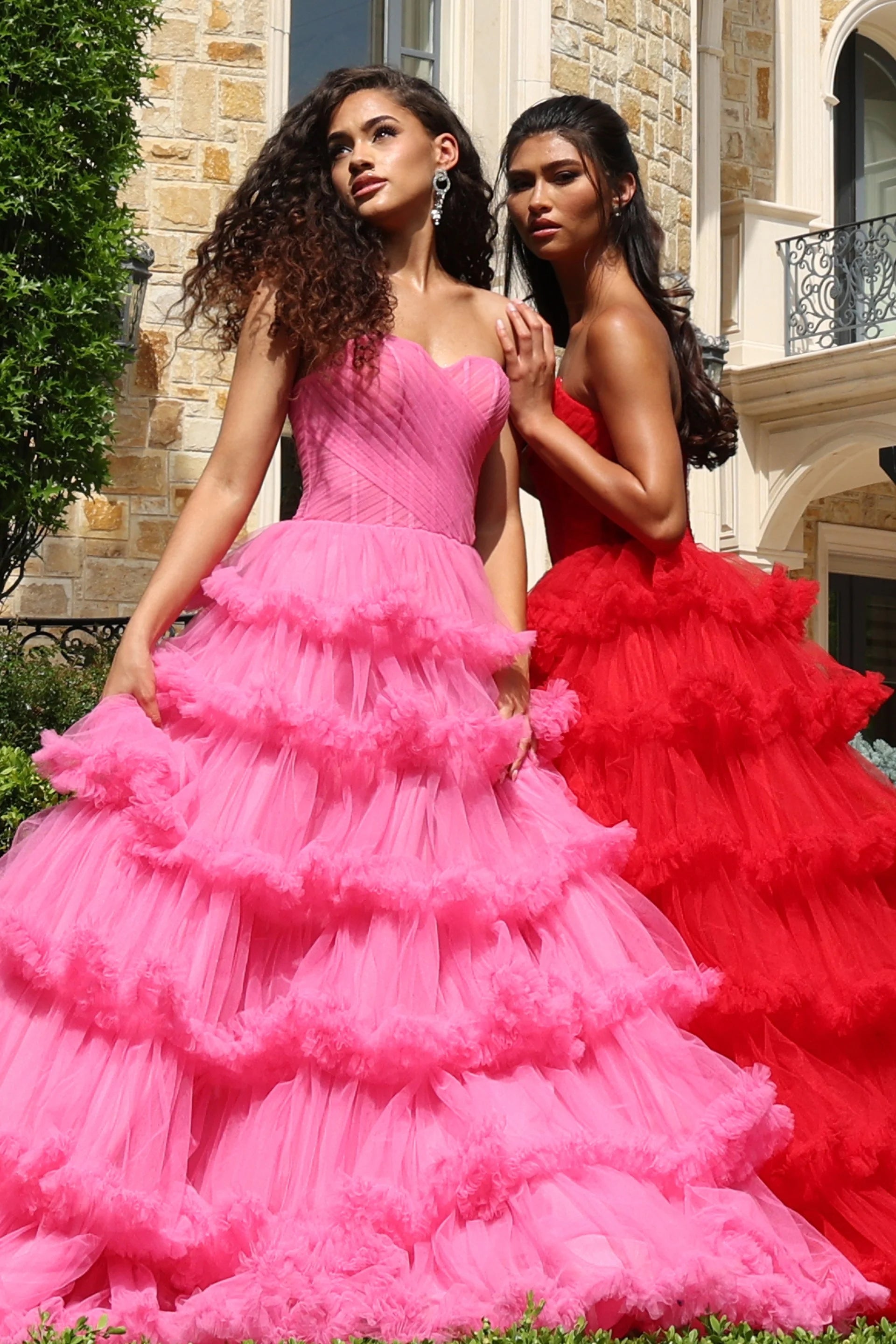 Jovani 47139 Long Formal Ruffle A Line Prom Dress