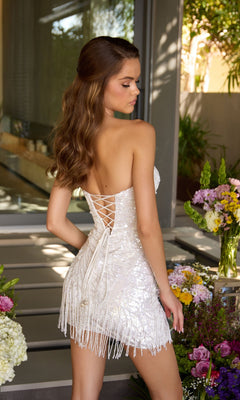 Sweetheart Mini Sequin Cocktail Bodycon Ava Presley AV47337