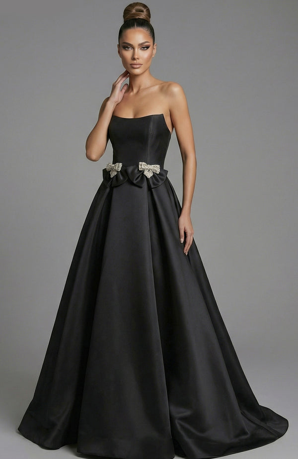 Long Formal Ball Gown Beaded Prom Dress Jovani 47594