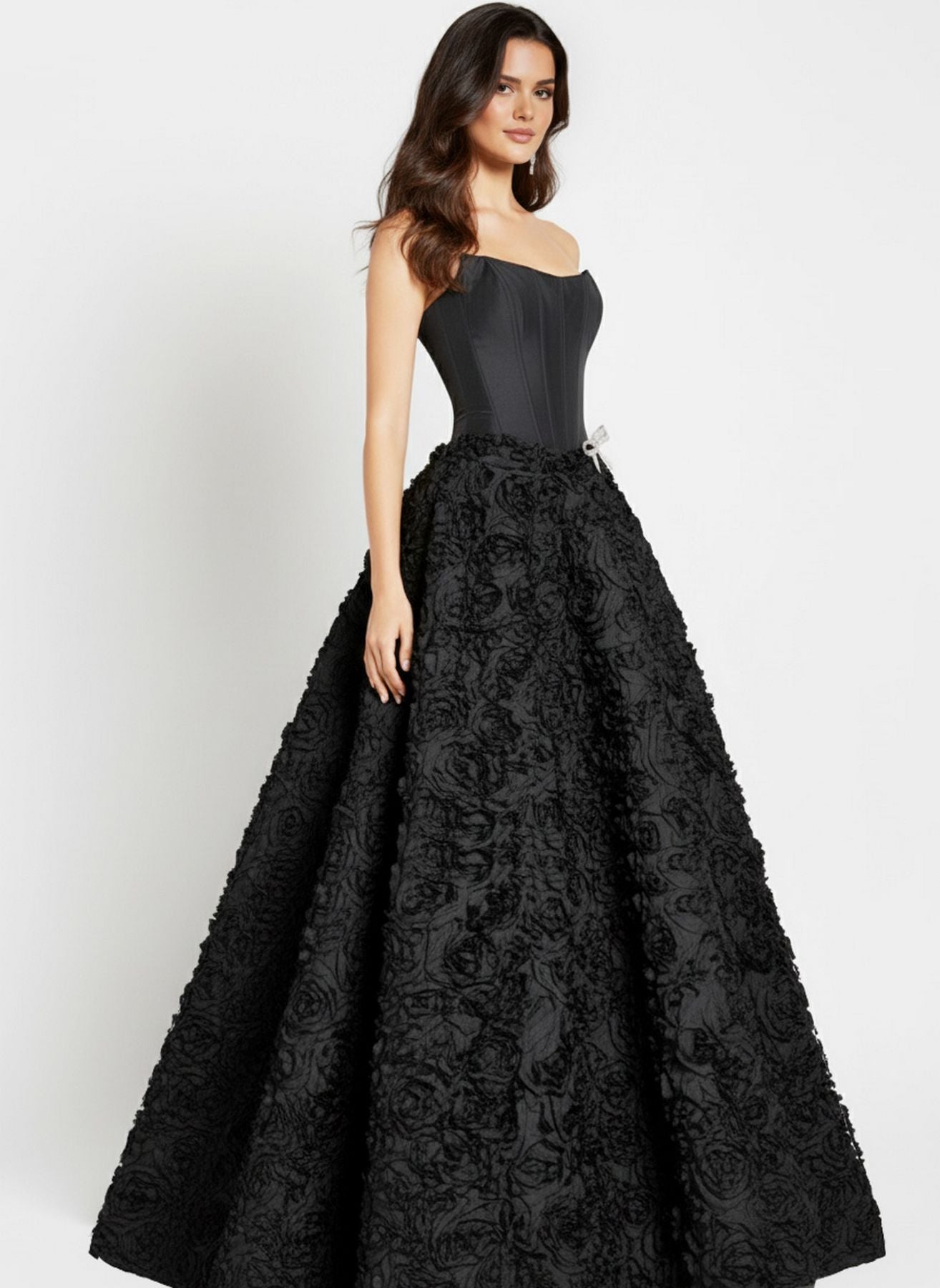 住まい/暮らし/子育て Floral Sexy Long Gown Tadashi Shoji CHS25368L Long Formal Slit Prom Dress – The Dress Outlet