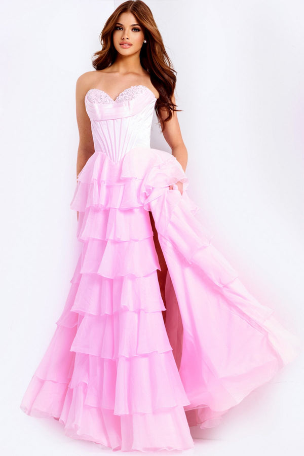 Jovani 47762 Long Ball Gown Corset Formal Prom Dress