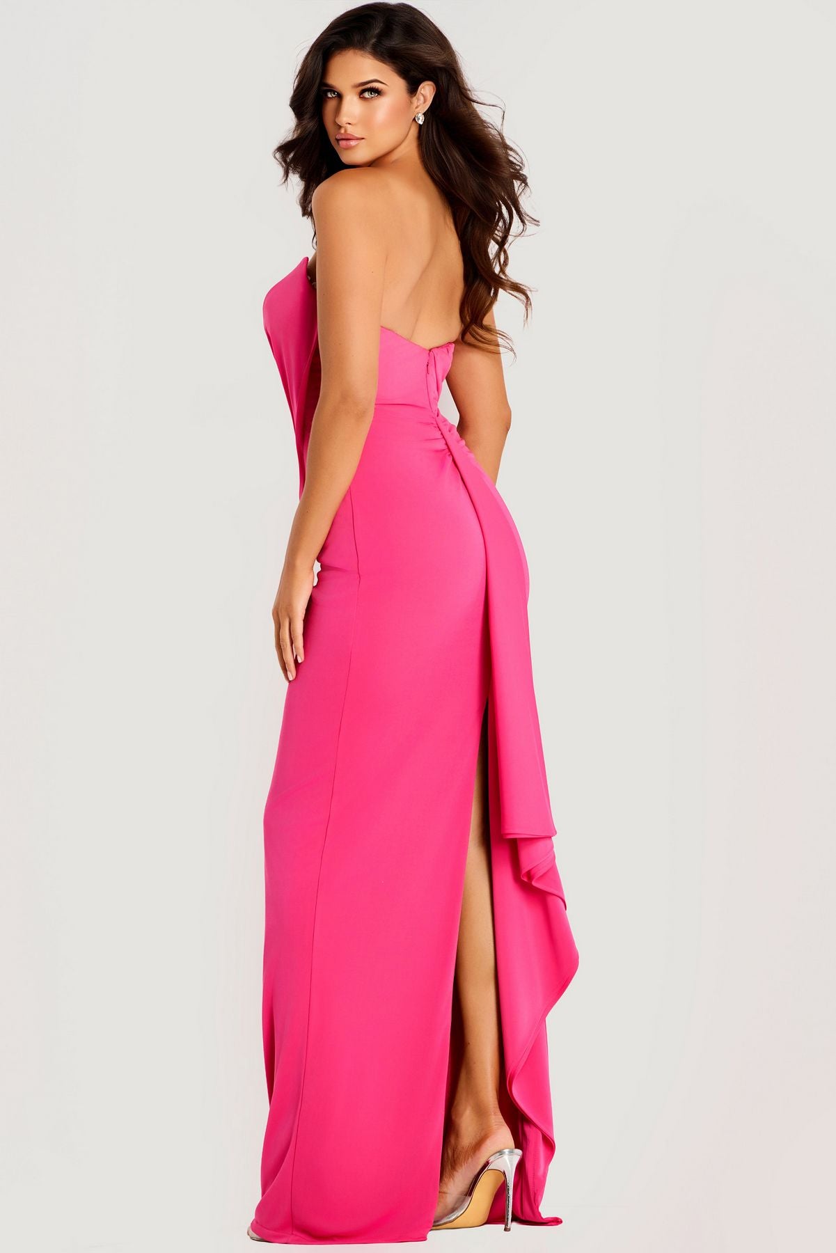 Prom Dresses Prom Long Formal Ruffle Dress Pink