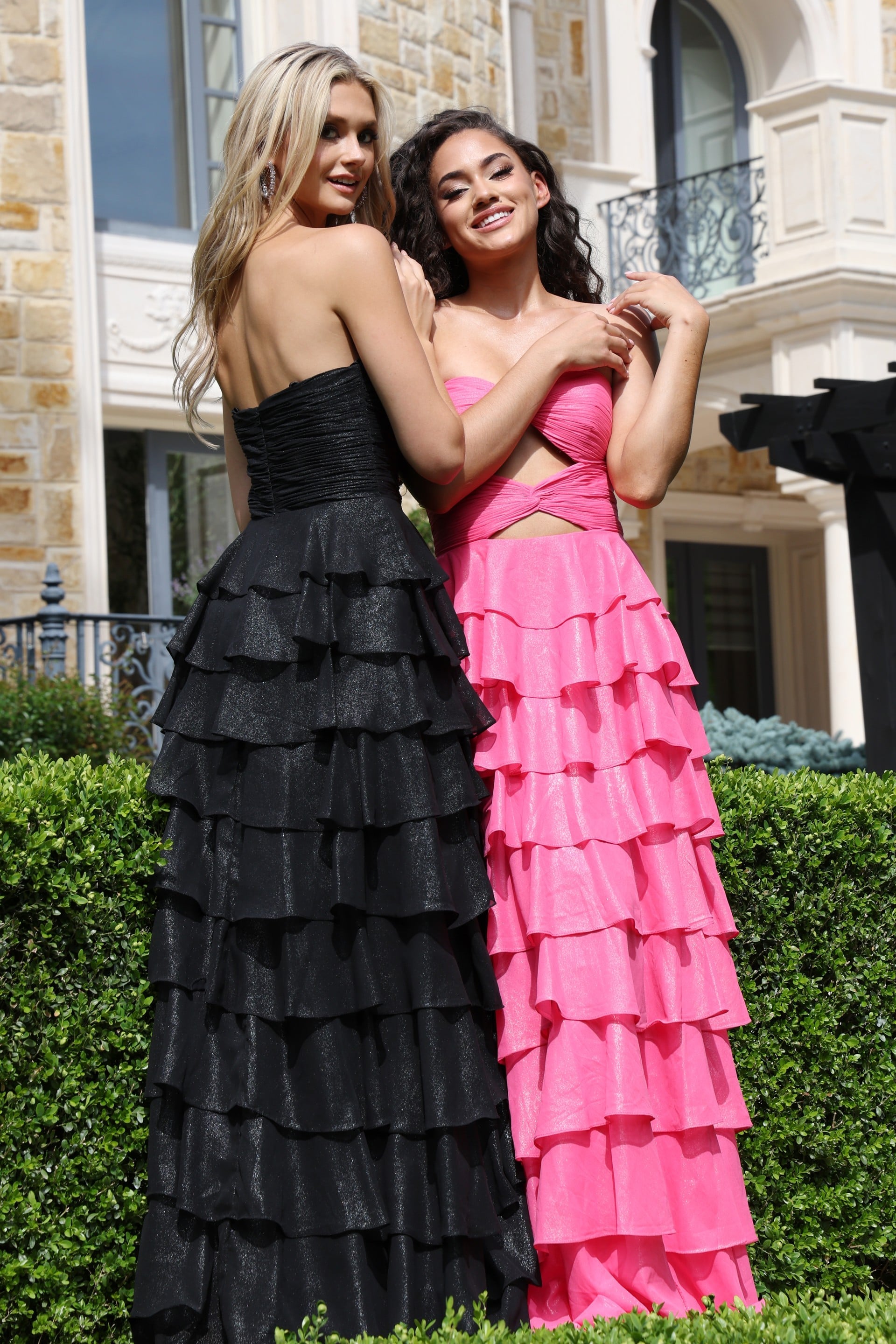 Jovani 47898 Ruffle A Line Prom Long Formal Dress