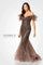 Formal Dresses Long Mermaid Evening Beaded Formal Dress Mocha