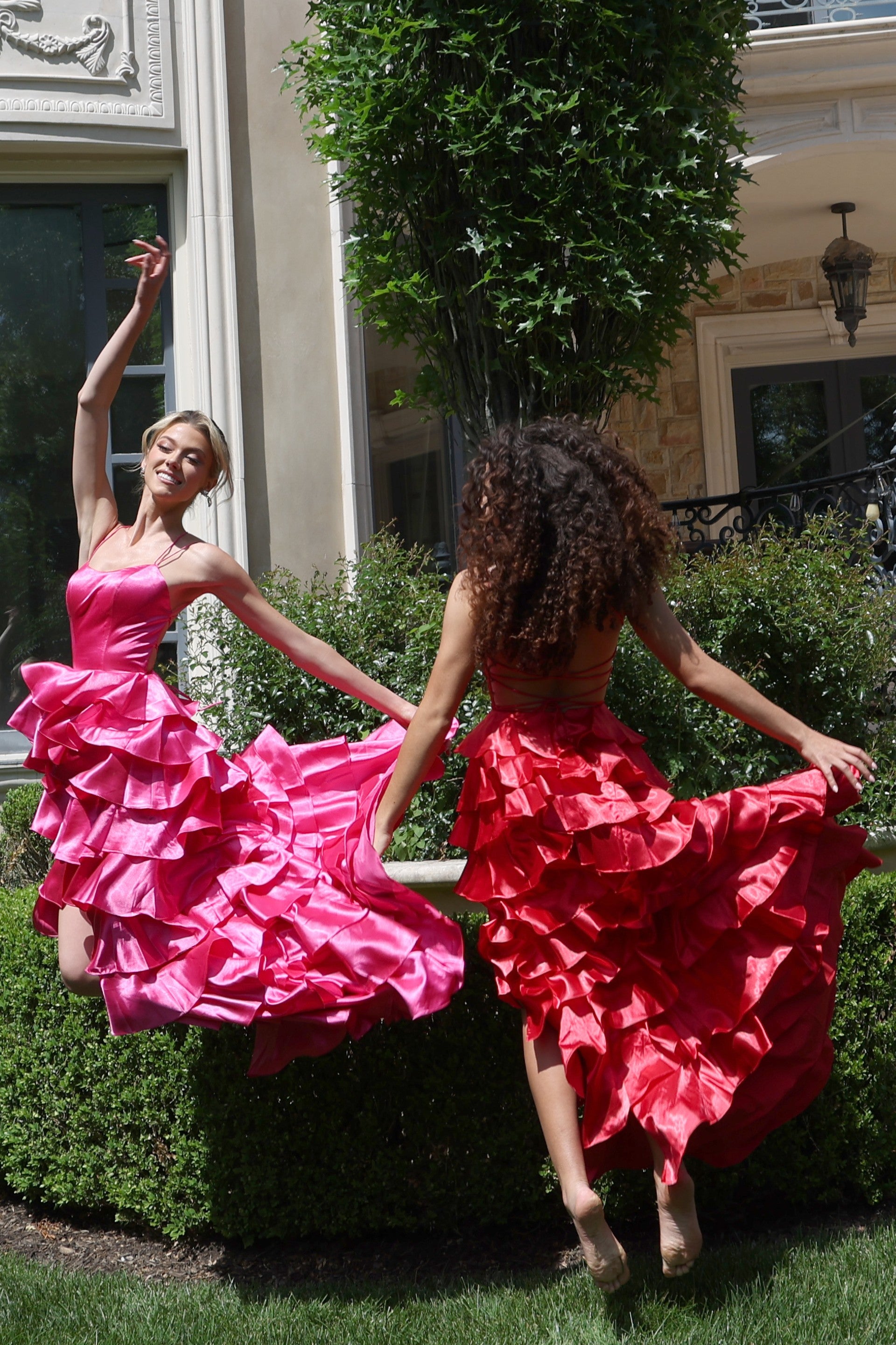 Jovani 48295 Long Formal A Line Ruffle Prom Dress