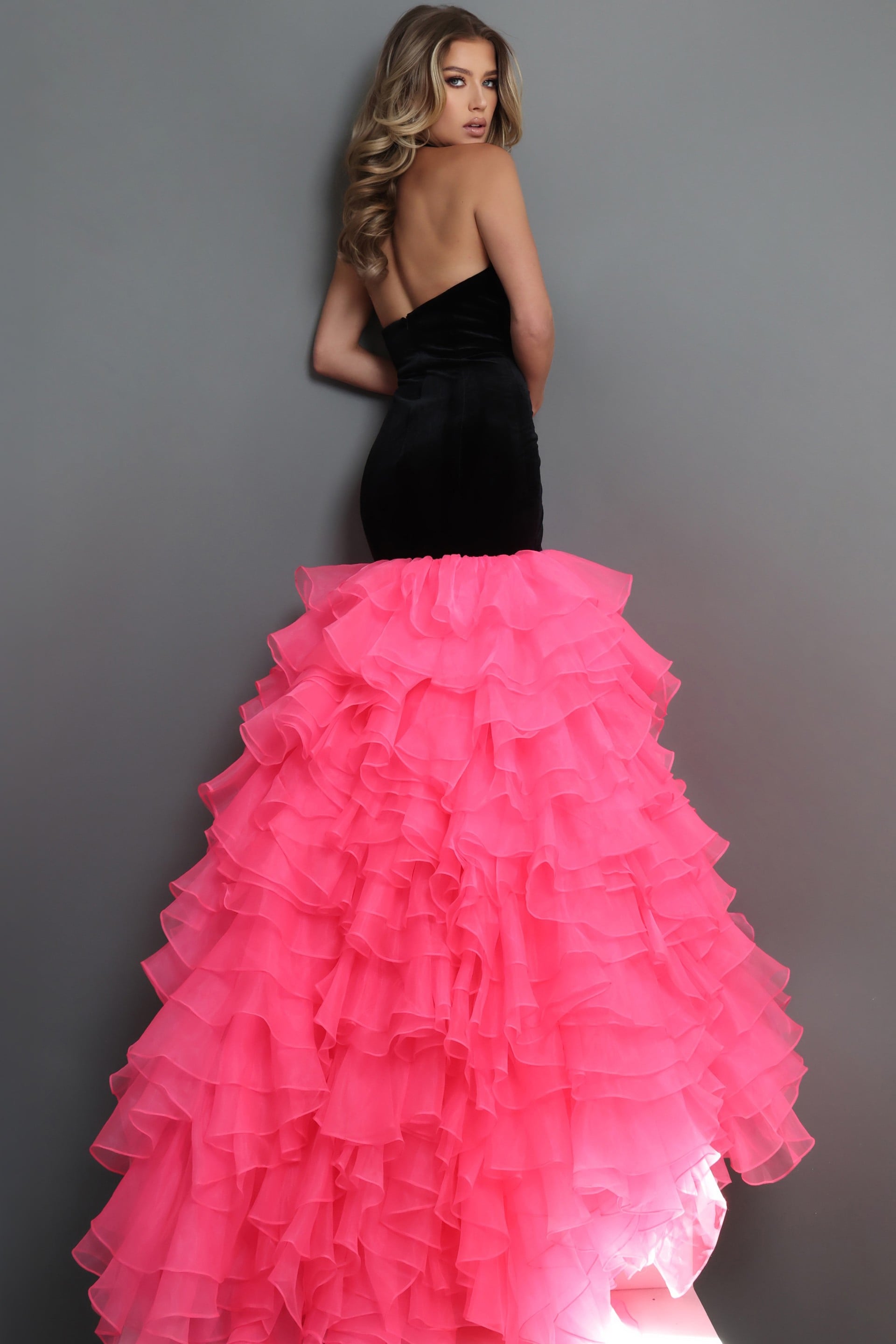 Sweetheart Floor-Length Velvet Prom Mermaid Jovani 48448