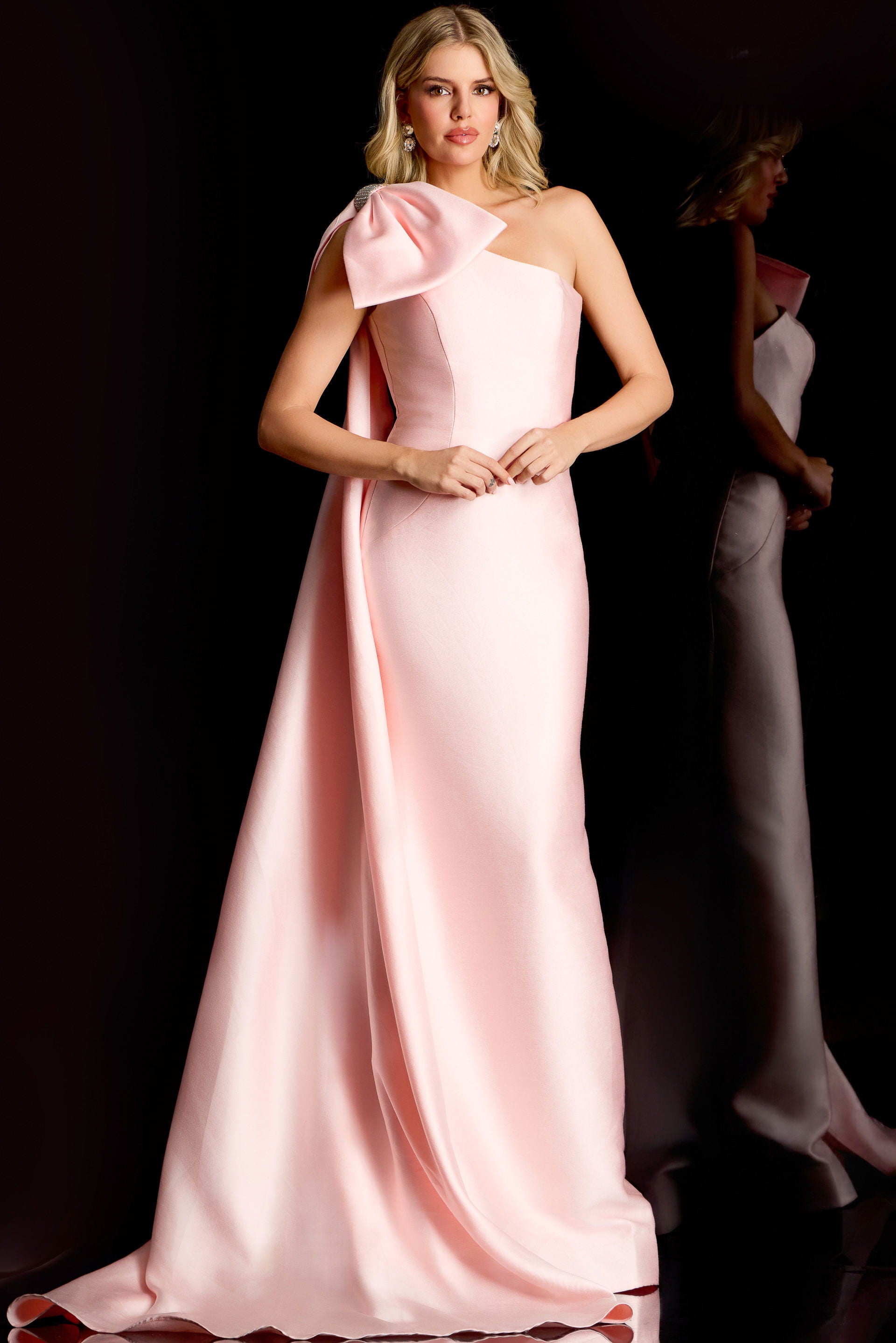 Formal Dresses Long A Line Formal Prom Dress Jovani 48677 Blush