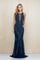 Formal Dresses Fitted Long Formal Evening Dress Navy