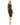 Cocktail Dresses Short Fitted Sequin Cocktail Knee Length Dress Black
